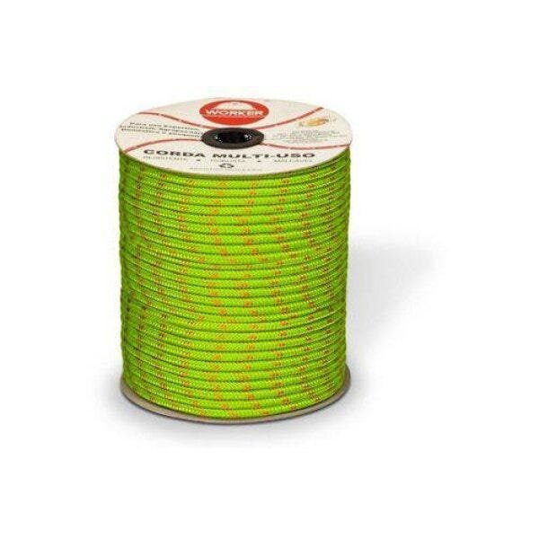 Corda caminhoneiro 8 mm x 228 m cor verde Vonder - 2