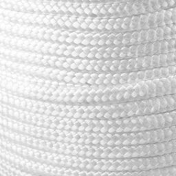 Corda multifilamento trançada 12 mm x 140 m cor branca Vonder - 3