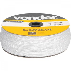 Corda multifilamento trançada 5 mm x 250 m em carretel Vonder