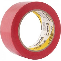 Fita adesiva para demarcação 48 mm x 30 m vermelha Vonder - 1