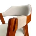 Ver imagem 4 de Kit 8 Poltronas Lux Ergônomicas Design Sofisticado & Elegante Àreas Gourmet & Sala de Jantar