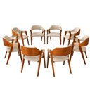 Ver imagem 2 de Kit 8 Poltronas Lux Ergônomicas Design Sofisticado & Elegante Àreas Gourmet & Sala de Jantar