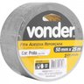 Fita adesiva reforçada 50 mm x 25 m prata Vonder - 2
