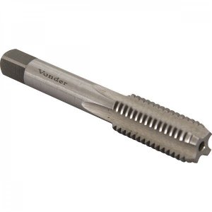 Macho manual de aço rápido 6 mm x 100 mm MA jogo com 2 peças Vonder