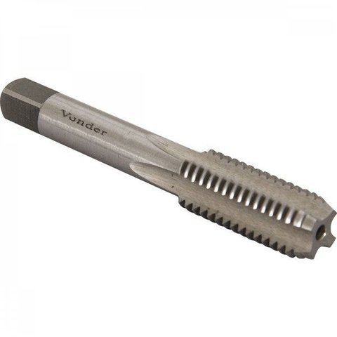 Macho manual de aço rápido 6 mm x 100 mm MA jogo com 2 peças Vonder