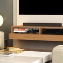 Ver imagem 3 de Painel para Tv Smart Requinte para Tv de 55 Polegadas Off White / Nature