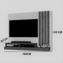 Ver imagem 6 de Painel para Tv Smart Requinte para Tv de 55 Polegadas Off White / Nature