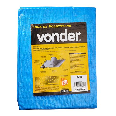 LONA PLÁSTICA 6 X 3 METROS VONDER