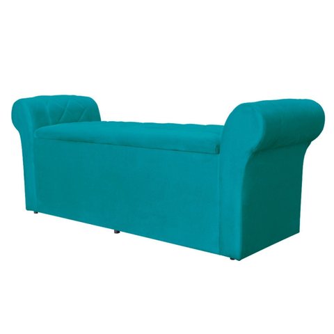 Calçadeira Sapatos Baú Cancun Estofada 195 Cm King Suede