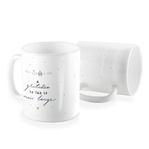 Caneca a gratidão te faz ir mais longe