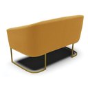 Ver imagem 7 de Sofá Namoradeira 2 Lugares Industrial Dourado Stella Bouclê Most D03 - D'Rossi