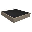 Ver imagem 2 de Base Box Baú Viúva Black Tie Maranello Suede Bege 120x203