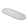Suporte Espelhado Oval para Banheiro com Decoração de Acrílico 20cmx10cm Rojemac - 3
