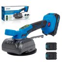 Ver imagem 1 de Máquina de Assentar Pisos [21v] Vibrador, Ventosa, Parede, Piso, 2 Baterias de 21v Sucção até 80kg