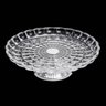 Prato para Bolo de Cristal com Pé de Aço Inox Bubble 37cm Rojemac - 3