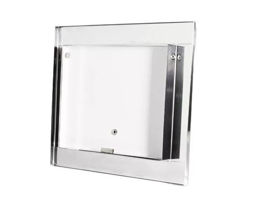 Visor Parede Energia Luz 100% Inox Basculante – Inox - 4