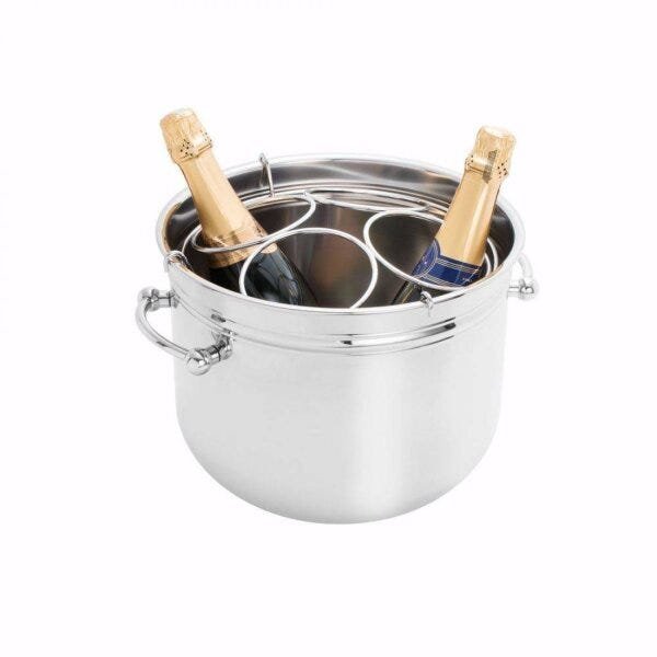 Champanheira de Aço Inox com Suporte 30cmx24cm Rojemac - 3