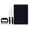 Jogo de Facas Tramontina Plenus Preto 4 Peças Aço Inox e Cabos de Polipropileno - 1