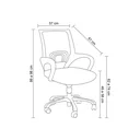 Ver imagem 7 de Cadeira de Escritório Diretor Tela Mesh com Relax Santiago