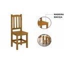 Ver imagem 3 de Kit 8 Cadeiras Madeira Maciça Diamante Cor Nogueira Nemargi