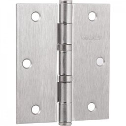 Dobradiça 3.1/2" com anel de rolamento niquelada com 3 peças Vonder - 1