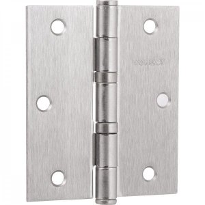 Dobradiça 3.1/2" com anel de rolamento niquelada com 3 peças Vonder