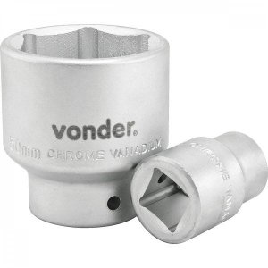 Soquete sextavado com encaixe de 3/4" 19 mm Vonder