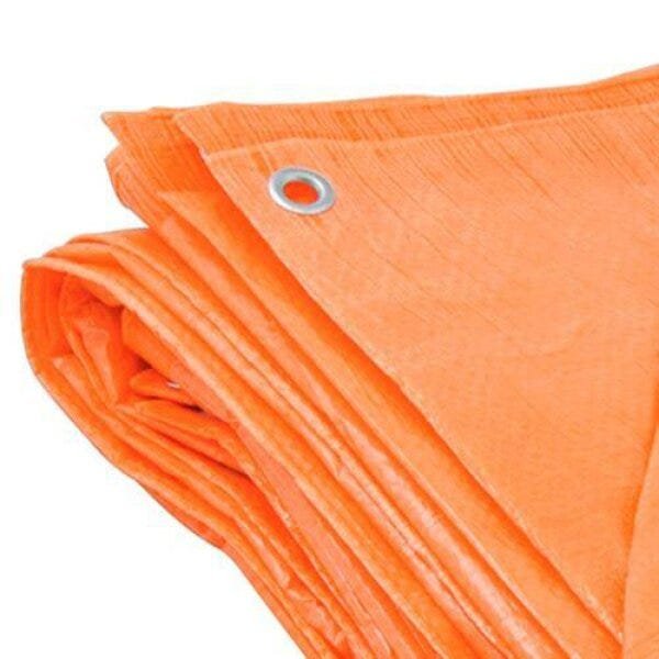 Lona de polietileno laranja 7 m x 4 m Nove54 - 3