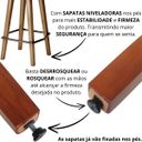 Ver mais imagens de Jogo 2 Banquetas Estilo Industrial Moderno para Bancada Bar Ilha