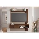 Ver imagem 1 de Painel Home P/ Tv até 65 Pol Jade Ripada 150x183cm Fendi/havana - Caemmun
