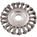 Ver imagem 1 de Escova Circular Torcida 4.1/2x1/2 Furo 7/8 Aço Carbono Pol