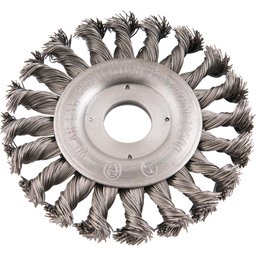 Escova Circular Torcida 4.1/2x1/2 Furo 7/8 Aço Carbono Pol - 1