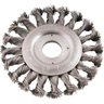 Escova Circular Torcida 4.1/2x1/2 Furo 7/8 Aço Carbono Pol - 1