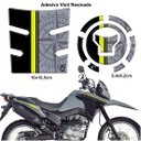 Ver imagem 3 de Kit Protetor Tanque Bocal Resinado Bros 25/26 Cinza/amarelo