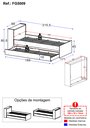 Ver imagem 4 de Bicama com Baú Embutido para Colchão 78 X 188 Cm Multimóveis Fg5009 Branca