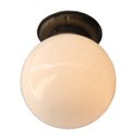 Ver imagem 7 de Lustre de Ferro Rústico Com Globo De Vidro Artesanal 01 Bocal