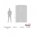 Ver imagem 3 de Guarda-Roupa Canto Modulado 2 Portas 3 Gavetas Supreme Robel