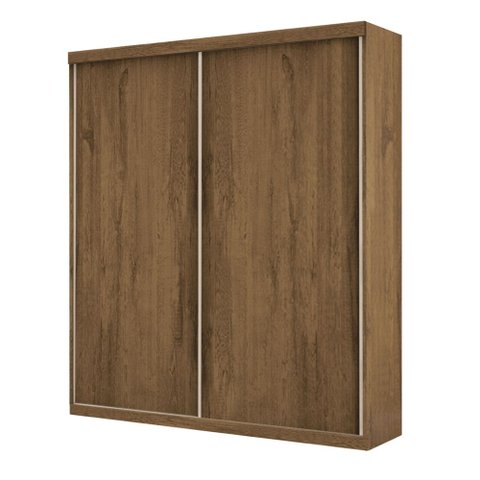 Guarda Roupa Solteiro 2 Porta de Correr Kiara -Mt- Rei de Casa Freijó