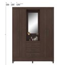 Ver imagem 2 de Guarda Roupa Casal Capelinha Pérsia com Cômoda Montevidéu Café Touch - Demóbile