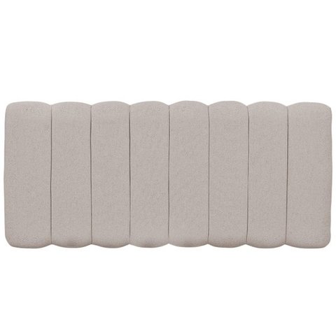 Cabeceira Cama Box Painel Casal 140 cm Dubai W01 Linho Bege - Lyam Decor
