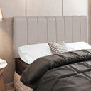 Ver imagem 4 de Cabeceira Cama Box Painel Casal 140 cm Dubai W01 Linho Bege - Lyam Decor
