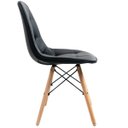Ver imagem 3 de Kit 2 Cadeiras Decorativas Eiffel Charles Eames Dsw Botonê E01 Preto - Lyam Decor