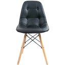 Ver imagem 2 de Kit 2 Cadeiras Decorativas Eiffel Charles Eames Dsw Botonê E01 Preto - Lyam Decor