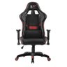 Cadeira Gamer Giratória com Almofada e Elevação a Gás Blx 6009 G Courino Preto Vermelho - Lyam - 3