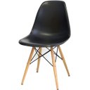 Ver imagem 5 de Mesa de Jantar Rivera Industrial Branco com 4 Cadeiras Eiffel Charles Eames Preto