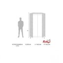 Ver imagem 3 de Guarda-Roupa Canto Modulado com Espelho 2 Portas 3 Gavetas Supreme Robel