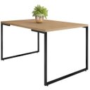 Ver imagem 4 de Mesa de Jantar Rivera Industrial Nature com 4 Cadeiras Eiffel Charles Eames Preto