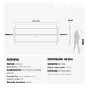 Ver imagem 4 de Painel para Tvs até 75 Polegadas New Lincoln 240cm Freijó com Grigio Gloss