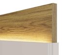 Ver imagem 5 de Painel para Tvs até 75 Polegadas New Lincoln 240cm Freijó com Grigio Gloss