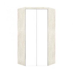 Guarda-Roupa Canto Modulado com Espelho 2 Portas 3 Gavetas Supreme Robel - 1